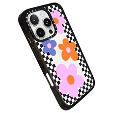 케이스티파이 CheckeRed Floral Frame 임팩트 휴대폰 케이스