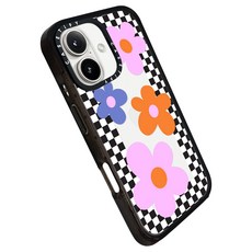 케이스티파이 CheckeRed Floral Frame 임팩트 휴대폰 케이스