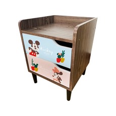 收納王妃 迪士尼床邊櫃, 米奇米妮, 1件