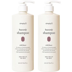 심플리오 헤븐리 샴푸 와일드 플라워, 500ml, 2개