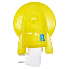 spirit 電精靈 插電小夜燈 0.8W AC110V 自動感應, 勁火箭 黃色, 1個