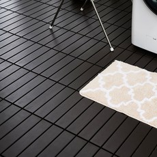 家居生活研究所直地板4p, 4個, 深棕色