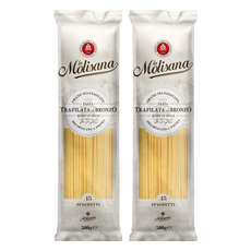 la Molisana 茉莉 石臼碾磨 義大利直麵 NO.15, 嚴選杜蘭小麥研磨, 銅模壓製技術, 高含量蛋白質, 500g, 2包