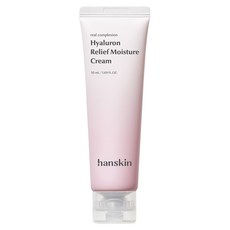 Hanskin 真實妝感玻尿酸舒緩保濕霜, 50ml, 1個