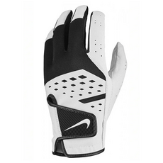 NIKE 耐吉 GOLF TECH EXTREME VII 男子高爾夫手套 左手用, 白色 + 黑色, 1個
