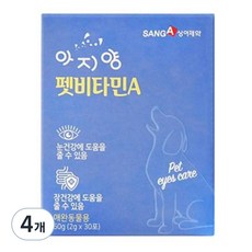 상아제약 강아지 아지양 영양제, 눈물개선/눈건강, 4개, 30회분