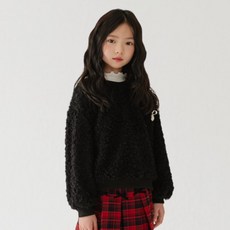 SM2 女童貴賓狗針織大學T