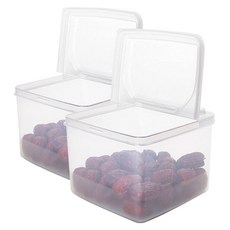 나카야 스탠딩 캐니스터 밀폐용기, 2개, 1.3L