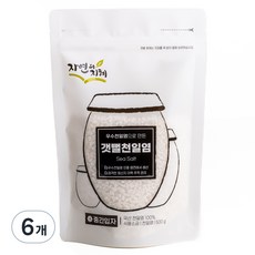 海鹽粗鹽, 500g, 6個