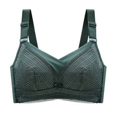 大尺碼鋸齒蕾絲無鋼圈內衣