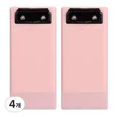 데얼스 메모 클립보드 mini A4, 피치, 4개
