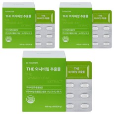 닥터루템 정품 THE 와사비잎 추출물, 3개, 60정