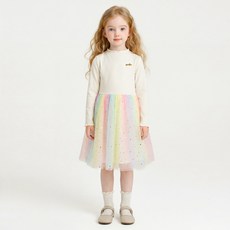 앤디애플 아동용 리틀프린세스 무지개샤 원피스