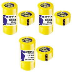 신흥테이프 박스테이프 경포장 57mic 투명 40m, 15개