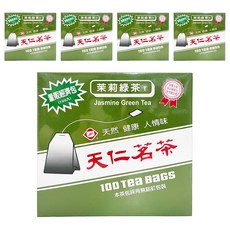 天仁 茉莉綠茶, 1.5g, 100包, 5盒