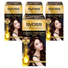syoss 絲蘊 精油養護染髮劑, 4N(Rich Chocolate), 4盒
