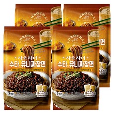 차오차이 수타식 유니짜장면 720g 2인분, 4개