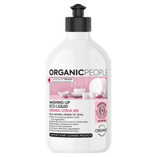 Organic People 有機生活 洗碗精 綜合柑橘 500ml, 天然成分, 溫和不傷手, 1瓶