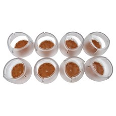 UdiLife 優的生活大師 呼呼 透明椅大腳套 適用30-40mm方形桌椅腳, 3.5 x 3cm, 8個