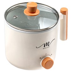 MOLIJIA 魔力家 M28雙層防燙不沾快煮鍋 1.8L 雙檔火力 過熱自動斷電 防乾燒安全, BY011028