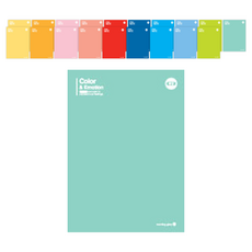 Morning Glory 騎馬釘彩色筆記本組 150*210mm, 混色, 2組