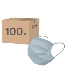 SH 上好生醫 成人平面醫療口罩, 青燕灰, 50片, 2盒