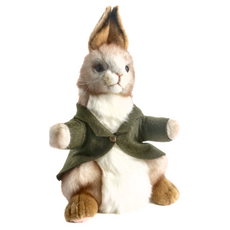 HANSA TOY 絨毛填充玩具 小兔子手偶, 1個, 1