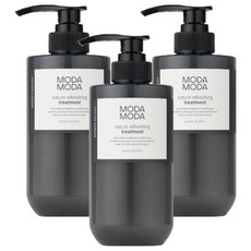 MODA MODA 清爽無矽靈護髮乳 棉花爽身粉香, 3瓶, 500ml