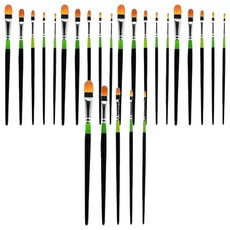 Hwahong設計毛筆 F 982 5支組, 1-5號, 5套