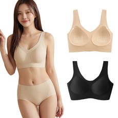 문릿 심리스 패드일체형 코지 브라