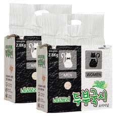 네꼬모리 두부국시 나노입자 고양이모래, 2.8kg, 2개, 오리지널