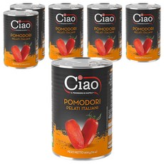 CIAO 義大利去皮番茄罐頭, 6個, 400g