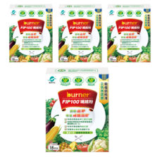 funcare 船井生醫 burner 倍熱 食事纖纖 F.I.P100 纖維粉, 15包, 105g, 4盒