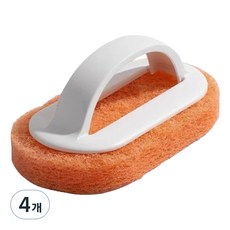 Day Rhythm 附手柄海綿清潔刷 白色, 4個