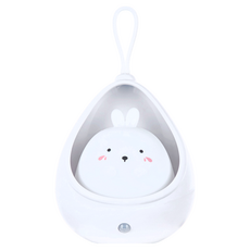 半島良品 小兜家族小夜燈感應燈, 免子 白色