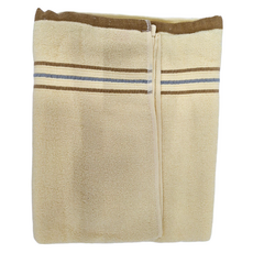 LIFE 來福牌 快樂時光小浴巾 66*130CM 240G 100%棉 台灣製, 黃色, 1條