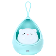 半島良品 小兜家族小夜燈感應燈, 貓咪 藍色