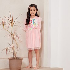 Secret Jouju 女童款 Flora 蜜桃洋裝