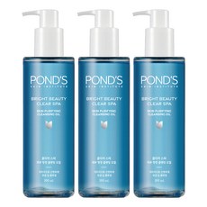 POND'S 旁氏 Clear Spa深層潔淨卸妝油, 3瓶, 200ml