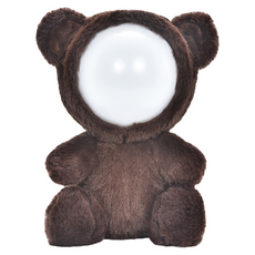 半島良品 絨毛公仔抱抱小夜燈 USB供電, 棕熊