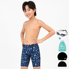 aquatica 男童選手用泳衣泳鏡6件組 BBK104