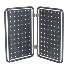 DULTON 桌上型金屬洞洞板 300 x 200 x 10mm 1kg, 錘紋灰, 1個