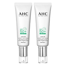 AHC 세이프 온 에센스 선크림 SPF50+ PA++++, 50ml, 2개