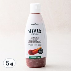 비비드키친 저칼로리 숯불매콤 소스, 290g, 5개