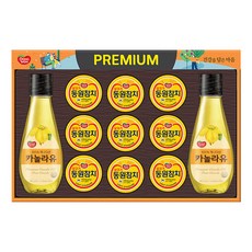 DONGWON 東遠 綜合鮪魚罐頭+芥花油禮盒+提袋 97號款, 1組