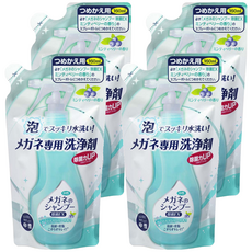 SOFT99 眼鏡除菌清潔液補充包 160ml, 4包, 清涼藍莓