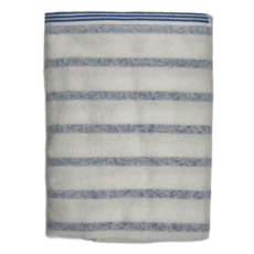 imabari towel 今治毛巾 輕柔橫條浴巾 棉紗, 溫和藍, 1條