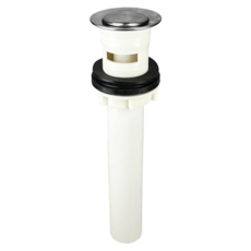 生活主管 防阻塞彈跳面盆排水座 輕壓 不費力, 5.5 x 22cm, 1個