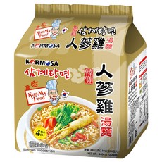 KORMOSA 韓寶 人蔘雞湯麵 110g, 4包
