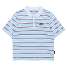 BEEN 男童條紋翻領T恤 BZ21TS01SB